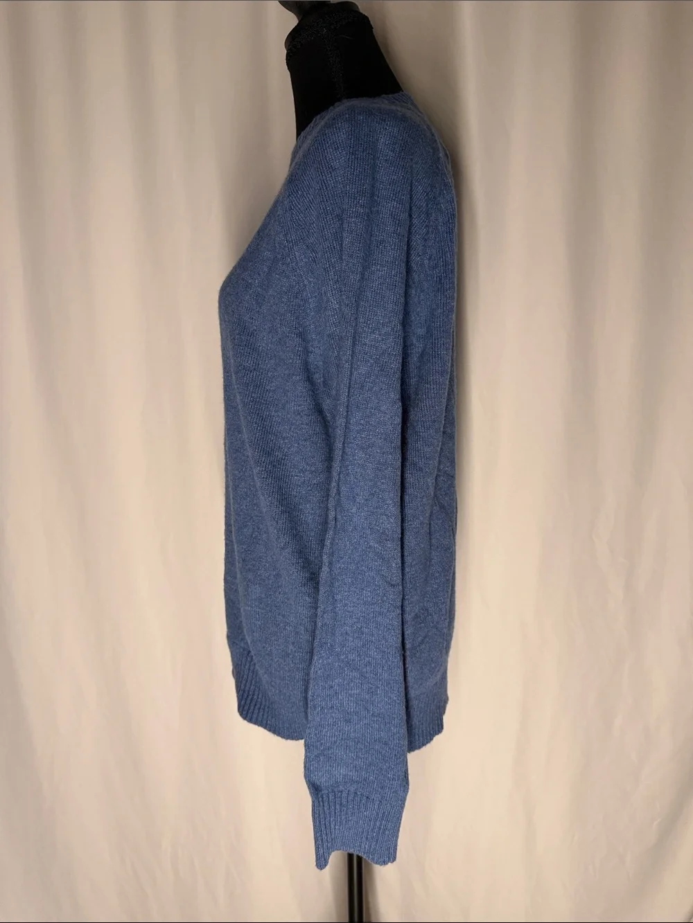 J. Crew Heather Blue Crewneck Sweater